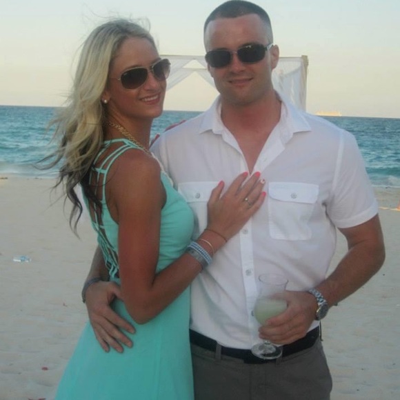 Turquoise maxi dress - Picture 2 of 4